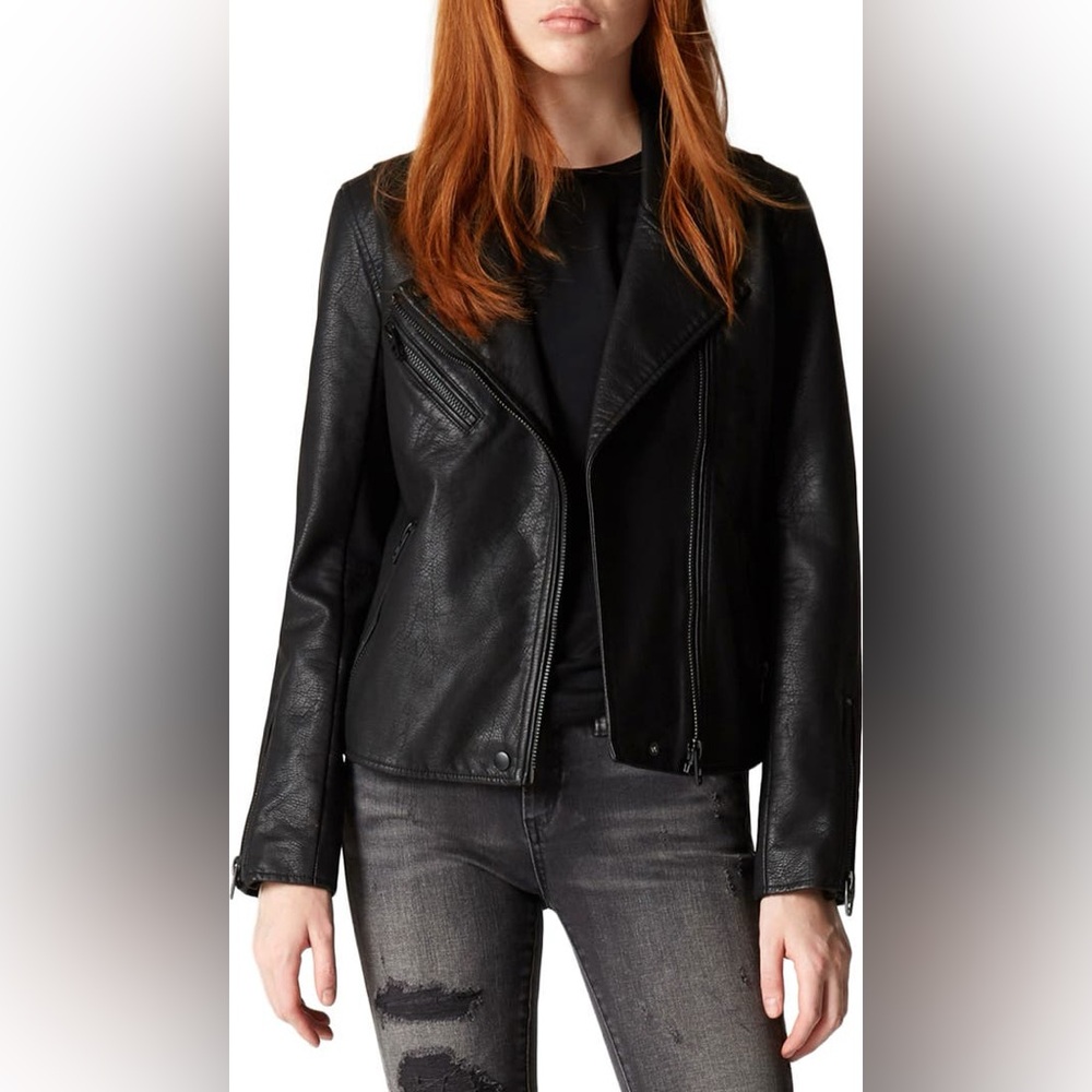 BlankNYC Faux Leather Moto Jacket
